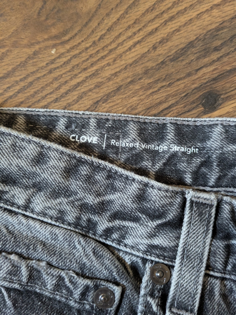 AG Adriano Goldschmied Clove 26 Relaxed Vintage Straight Jeans Grey Acid NWOT - Picture 4 of 8